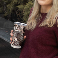Aloha Mocha Mousse Tribal Honu Tattoo Tumbler Cup