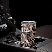 Aloha Mocha Mousse Tribal Honu Tattoo Tumbler Cup