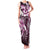Aloha Pink Tribal Honu Tattoo Family Matching Tank Maxi Dress and Hawaiian Shirt