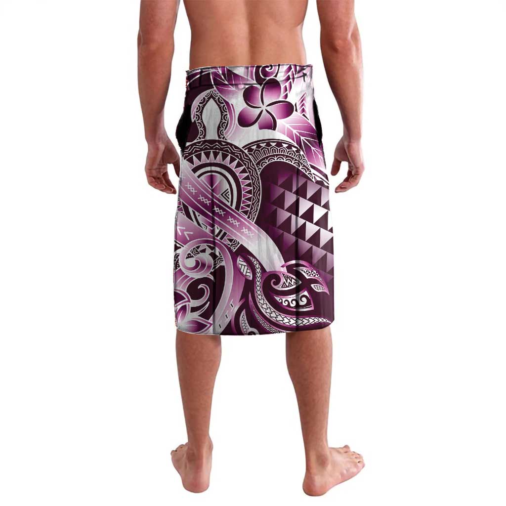 Aloha Pink Tribal Honu Tattoo Lavalava