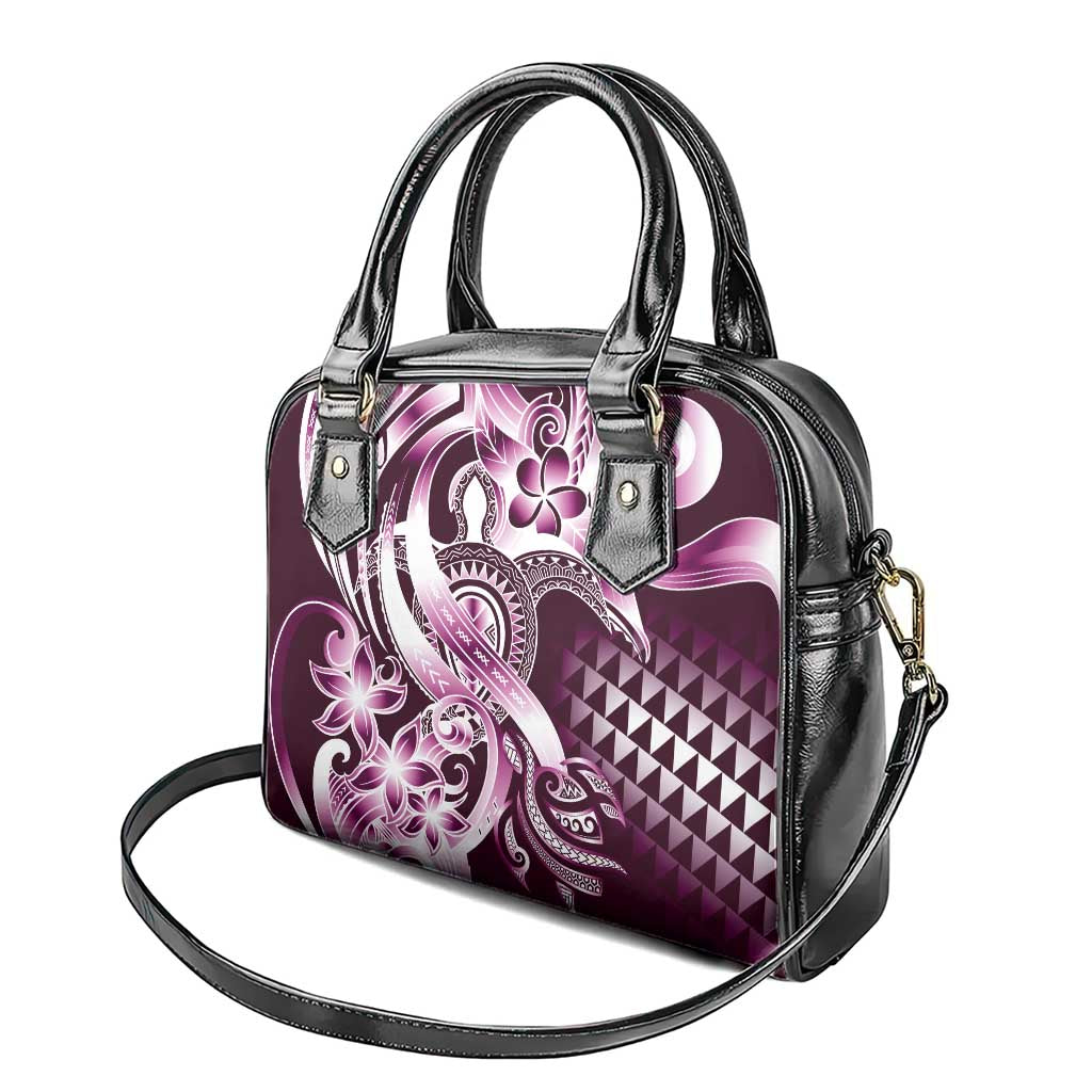 Aloha Pink Tribal Honu Tattoo Shoulder Handbag