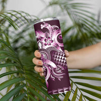 Aloha Pink Tribal Honu Tattoo Skinny Tumbler
