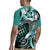 Aloha Turquoise Tribal Honu Tattoo Rugby Jersey