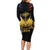 Haiti Independence Day Family Matching Long Sleeve Bodycon Dress and Hawaiian Shirt The First Black Republic Since 1804