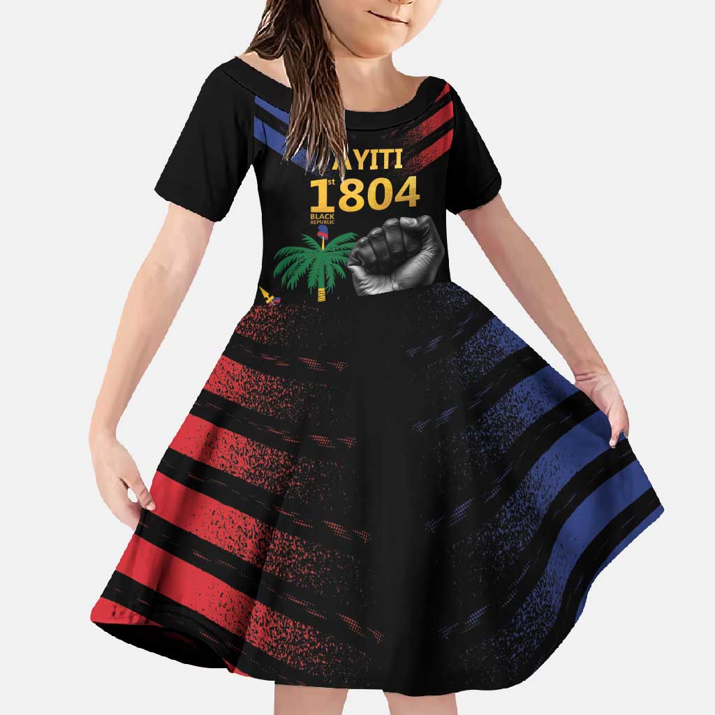 Haiti Independence Day Family Matching Tank Maxi Dress and Hawaiian Shirt The First Black Republic Since 1804