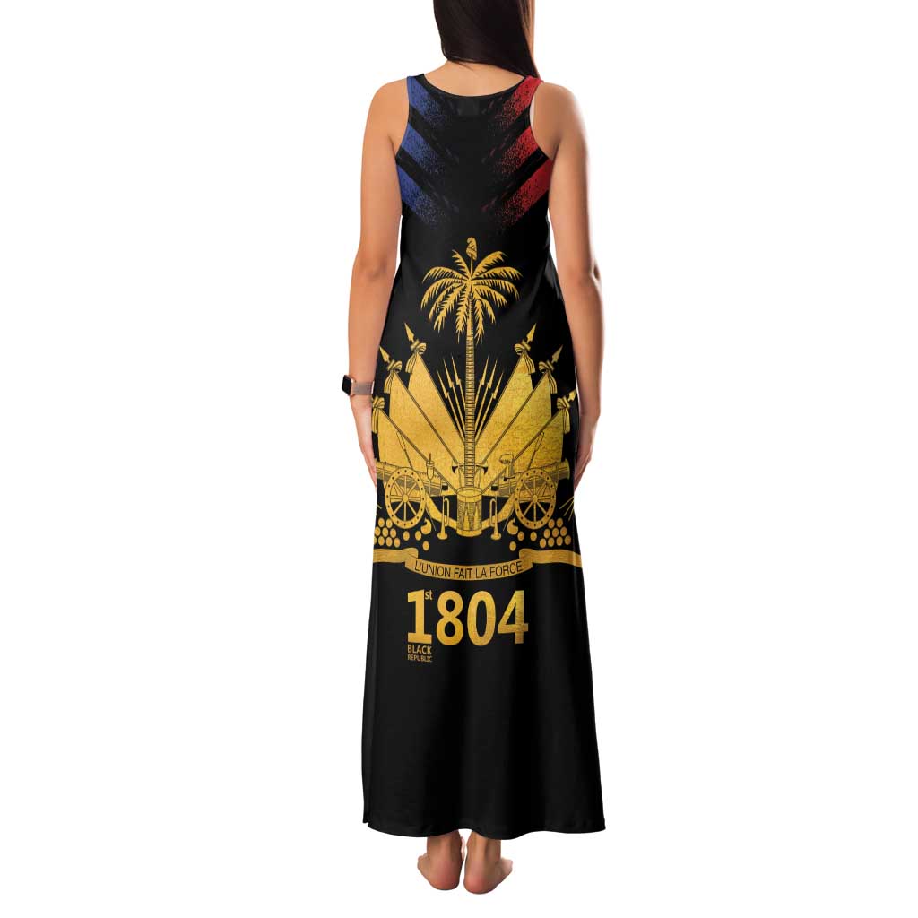 Haiti Independence Day Family Matching Tank Maxi Dress and Hawaiian Shirt The First Black Republic Since 1804