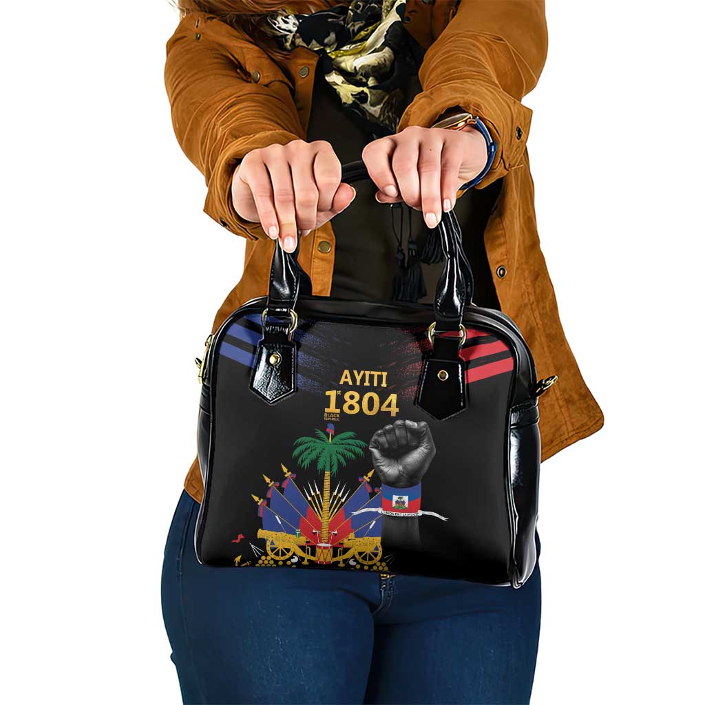 Haiti Independence Day Shoulder Handbag The First Black Republic Since 1804 LT9 One Size Blakc - Polynesian Pride