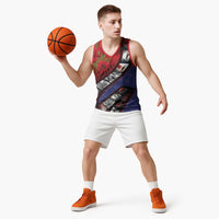 Personalised ANZAC Spirit 1915-2026 Filmstrip Tribute Basketball Jersey Lest We Forget 25 April
