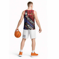 Personalised ANZAC Spirit 1915-2026 Filmstrip Tribute Basketball Jersey Lest We Forget 25 April