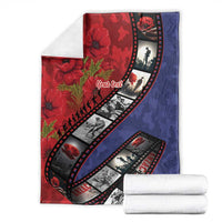 Personalised ANZAC Spirit 1915-2026 Filmstrip Tribute Blanket Lest We Forget 25 April LT9 - Polynesian Pride