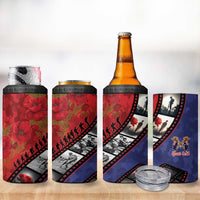 Personalised ANZAC Spirit 1915-2026 Filmstrip Tribute 4 in 1 Can Cooler Tumbler Lest We Forget 25 April