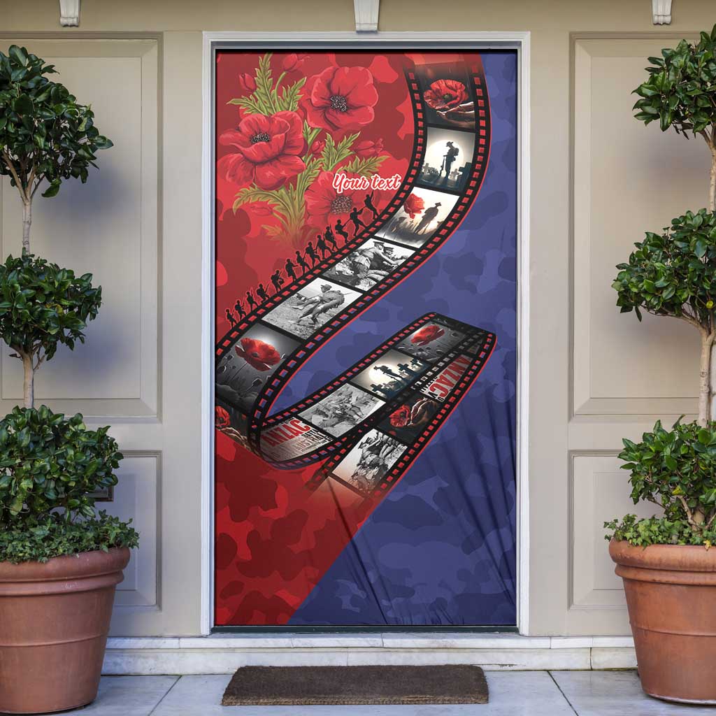 Personalised ANZAC Spirit 1915-2026 Filmstrip Tribute Door Cover Lest We Forget 25 April