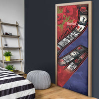 Personalised ANZAC Spirit 1915-2026 Filmstrip Tribute Door Cover Lest We Forget 25 April