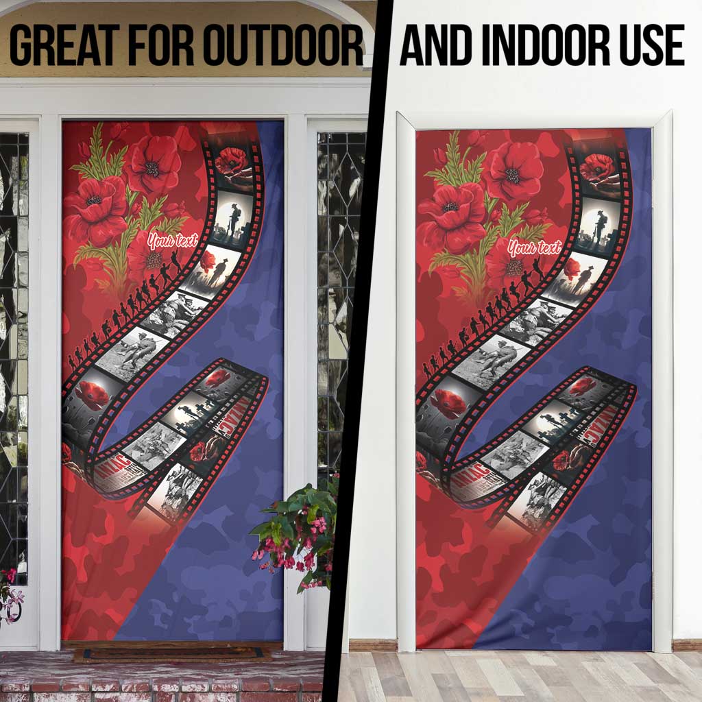 Personalised ANZAC Spirit 1915-2026 Filmstrip Tribute Door Cover Lest We Forget 25 April