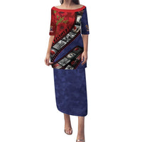 Personalised ANZAC Spirit 1915-2026 Filmstrip Tribute Family Matching Puletasi and Hawaiian Shirt Lest We Forget 25 April