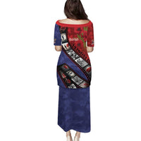 Personalised ANZAC Spirit 1915-2026 Filmstrip Tribute Family Matching Puletasi and Hawaiian Shirt Lest We Forget 25 April