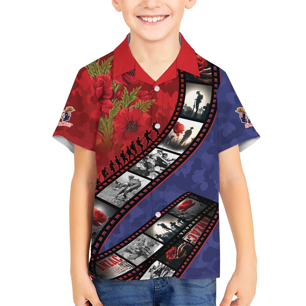 Personalised ANZAC Spirit 1915-2026 Filmstrip Tribute Family Matching Puletasi and Hawaiian Shirt Lest We Forget 25 April