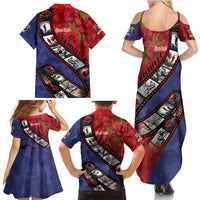 Personalised ANZAC Spirit 1915-2026 Filmstrip Tribute Family Matching Summer Maxi Dress and Hawaiian Shirt Lest We Forget 25 April