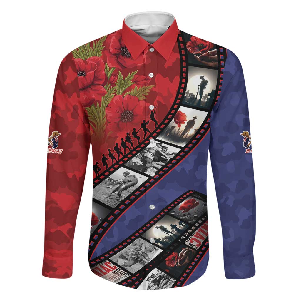 Personalised ANZAC Spirit 1915-2026 Filmstrip Tribute Family Matching Summer Maxi Dress and Hawaiian Shirt Lest We Forget 25 April