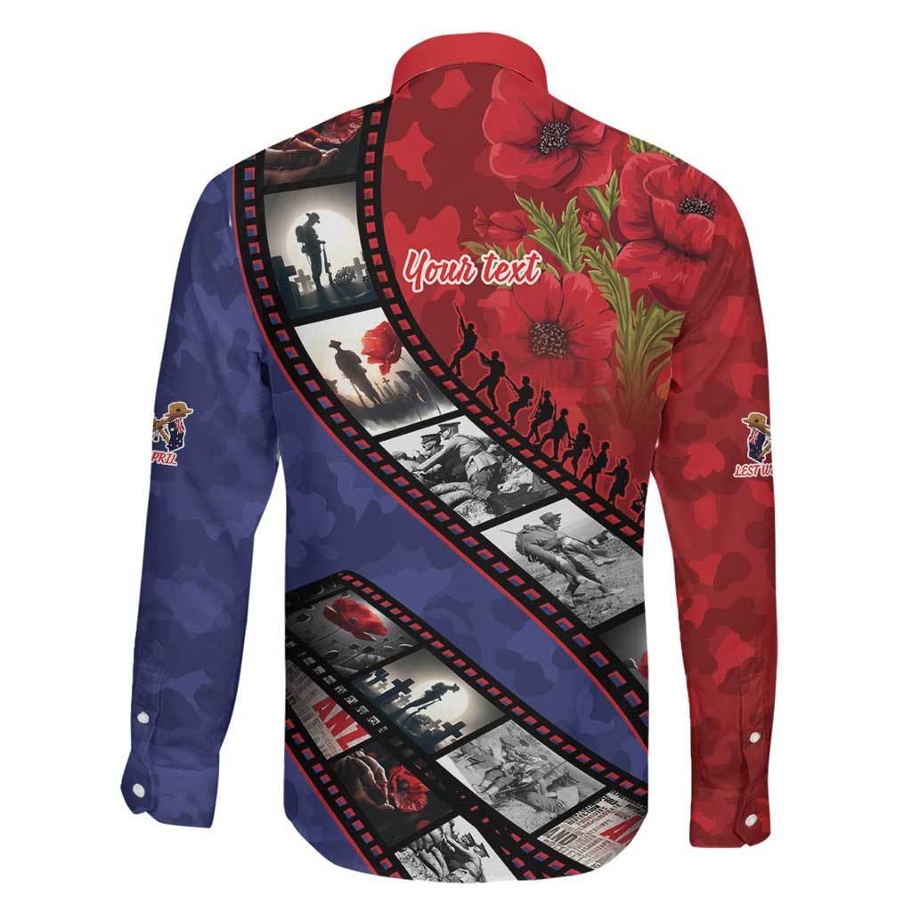 Personalised ANZAC Spirit 1915-2026 Filmstrip Tribute Family Matching Summer Maxi Dress and Hawaiian Shirt Lest We Forget 25 April