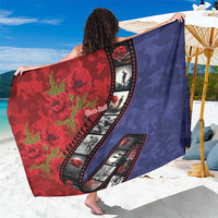 Personalised ANZAC Spirit 1915-2026 Filmstrip Tribute Sarong Lest We Forget 25 April