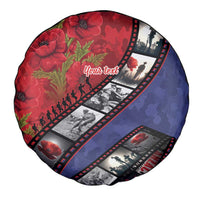 Personalised ANZAC Spirit 1915-2026 Filmstrip Tribute Spare Tire Cover Lest We Forget 25 April