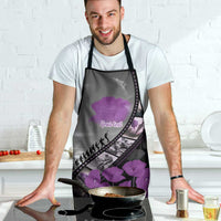 Personalised Remembering ANZAC Lest We Forget Apron Vintage Film Frame Memorial Purple Poppy