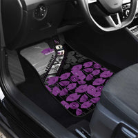 Personalised Remembering ANZAC Lest We Forget Car Mats Vintage Film Frame Memorial Purple Poppy LT9 - Polynesian Pride