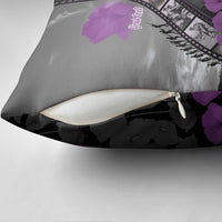 Personalised Remembering ANZAC Lest We Forget Pillow Cover Vintage Film Frame Memorial Purple Poppy