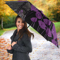 Personalised Remembering ANZAC Lest We Forget Umbrella Vintage Film Frame Memorial Purple Poppy LT9 - Polynesian Pride