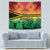 Hapi 44th Indipendens Dei Vanuatu Tapestry Yumi 1980 with Vanuatuan Beach Landscape