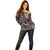 Personalized Japanese Kitsune Mask Off Shoulder Sweater With Polynesian Arty Style