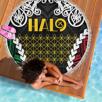 Halo Vanuatu Pride Beach Blanket Vanuatuan Sand Drawing Pattern