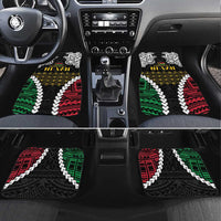Halo Vanuatu Pride Car Mats Vanuatuan Sand Drawing Pattern