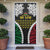 Halo Vanuatu Pride Door Cover Vanuatuan Sand Drawing Pattern - Polynesian Pride