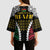 Halo Vanuatu Pride Kimono Sleeve Blouse Vanuatuan Sand Drawing Pattern - Polynesian Pride