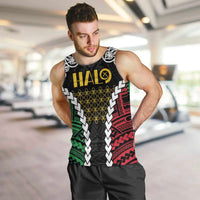 Halo Vanuatu Pride Men Tank Top Vanuatuan Sand Drawing Pattern