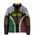 Halo Vanuatu Pride Padded Jacket Vanuatuan Sand Drawing Pattern - Polynesian Pride