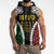 Halo Vanuatu Pride Sleeveless Hoodie Vanuatuan Sand Drawing Pattern - Polynesian Pride