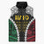 Halo Vanuatu Pride Sleeveless Puffer Jacket Vanuatuan Sand Drawing Pattern - Polynesian Pride
