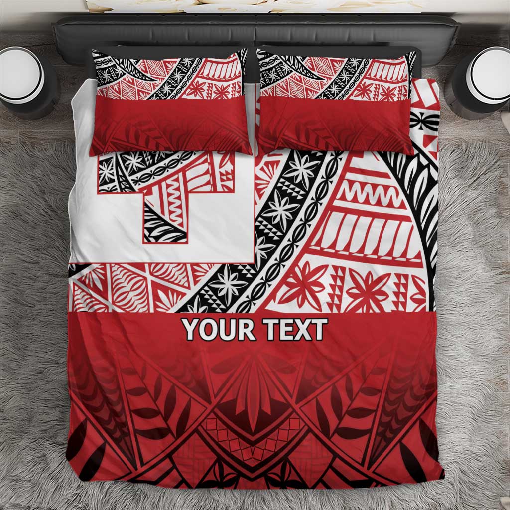 Malo e lelei Tonga Bedding Set Ngatu Tokelau Feletoa Fata Traditional Polynesian Pattern LT9 Red - Polynesian Pride