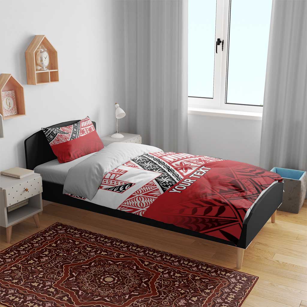 Malo e lelei Tonga Bedding Set Ngatu Tokelau Feletoa Fata Traditional Polynesian Pattern