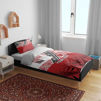 Malo e lelei Tonga Bedding Set Ngatu Tokelau Feletoa Fata Traditional Polynesian Pattern