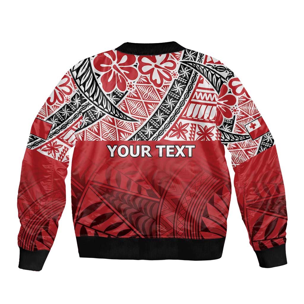 Malo e lelei Tonga Bomber Jacket Ngatu Tokelau Feletoa Fata Traditional Polynesian Pattern