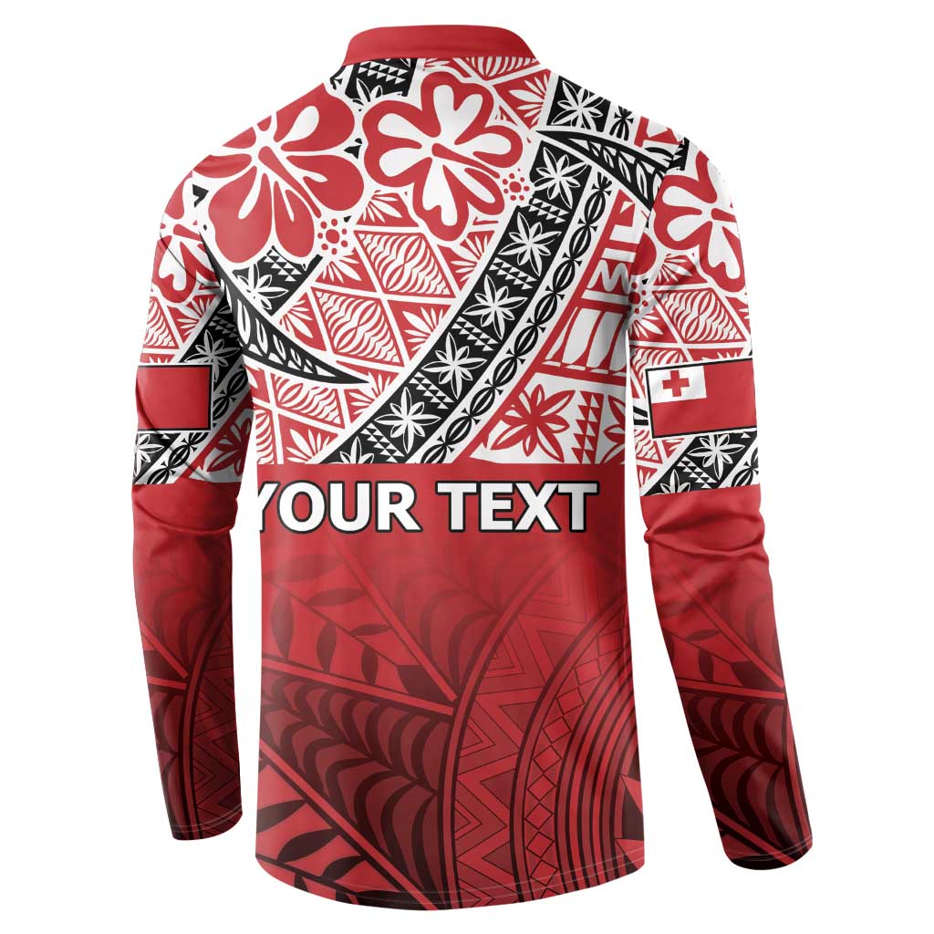 Malo e lelei Tonga Button Sweatshirt Ngatu Tokelau Feletoa Fata Traditional Polynesian Pattern