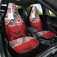 Malo e lelei Tonga Car Seat Cover Ngatu Tokelau Feletoa Fata Traditional Polynesian Pattern