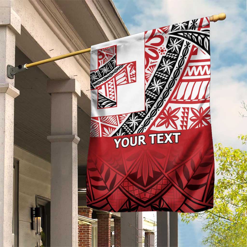 Malo e lelei Tonga Garden Flag Ngatu Tokelau Feletoa Fata Traditional Polynesian Pattern