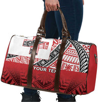 Malo e lelei Tonga Travel Bag Ngatu Tokelau Feletoa Fata Traditional Polynesian Pattern - Polynesian Pride