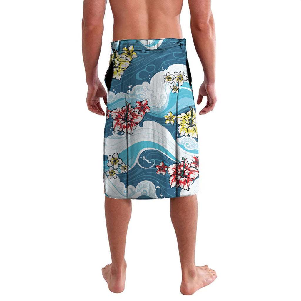 Hawaii Santa Skeleton Surfing Personalized Lavalava Mele Kalikimaka i Iulai!