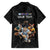 Custom Rugby Southern Hemisphere Family Matching Summer Maxi Dress and Hawaiian Shirt Argentina AUNZ South Africa Mascot Black - Polynesian Pride